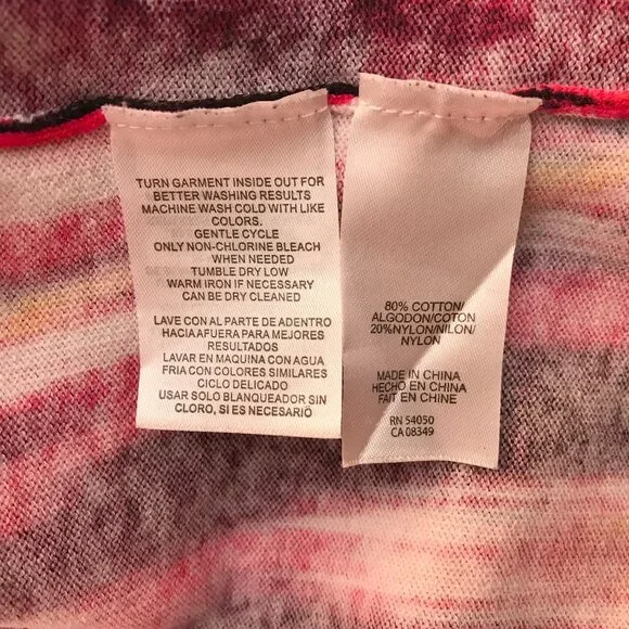 Jones New York Sport Multicolor Women's Button Down Crew Neck Shirt - Picture 7 of 9